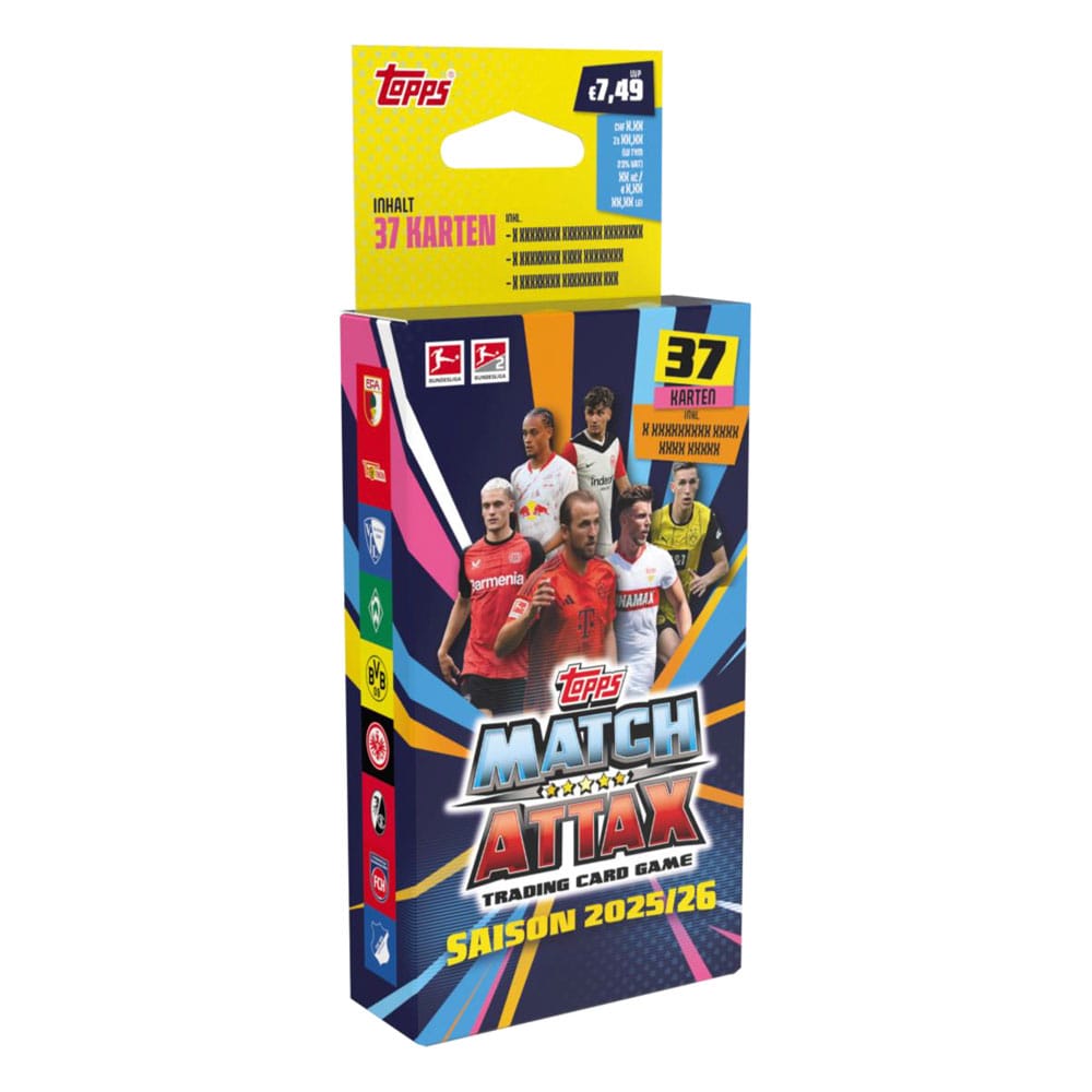 Bundesliga Match Attax Gyűjthető Kártyák 2025/26 Eco Csomag *Német Nyelvű Verzió*