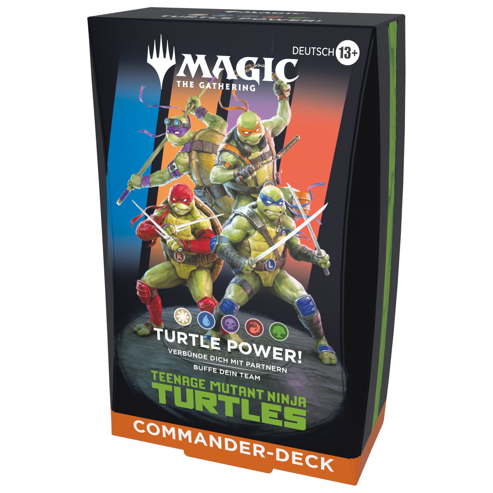 Magic the Gathering Teenage Mutant Ninja Turtles Commander Decks Case (4) Német Nyelvű