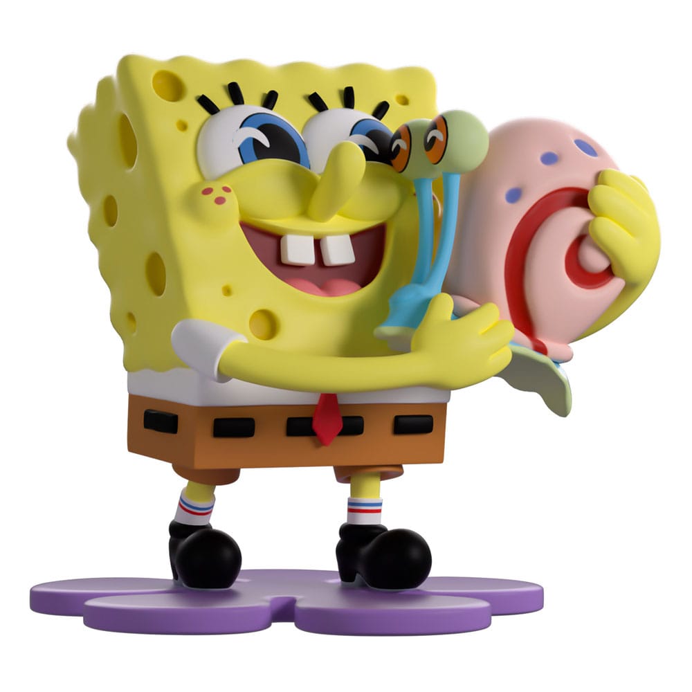 Spongyabob Kockanadrág Vinyl Figura Spongebob & Gary 9 cm