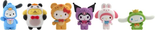 Sanrio Forest Friends Series Mini Figurák Hello Kitty and Friends 5 cm Blind Doboz Készlet (12)