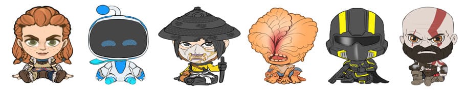 PlayStation Bobble Hero Bobble-Head 6 cm Készlet (12)