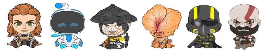 PlayStation Bobble Hero Bobble-Head 6 cm Blind Doboz Készlet (12)