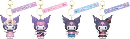 Sanrio Kuromi Cute Outfit Series Kulcstartó  Kéz Strap Kuromi Készlet (12)