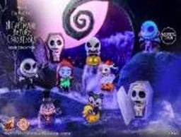 Nightmare Before Christmas Bobble Hero Cosbi Bobble-Head Series 2 8 cm Blind Doboz Készlet (8)