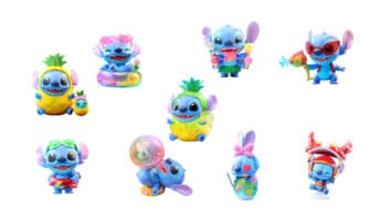 Lilo & Stitch Cosbi Mini Figurák 8 cm Blind Doboz Készlet (8)