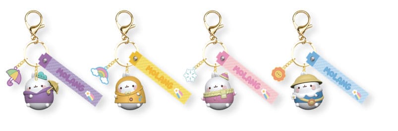 Molang Weather Series Kulcstartó  Kéz Strap Készlet (12)