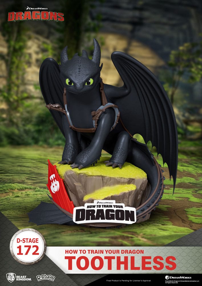 How To Train Your Dragon D-Stage PVC Dioráma toothless Szobor 14 cm