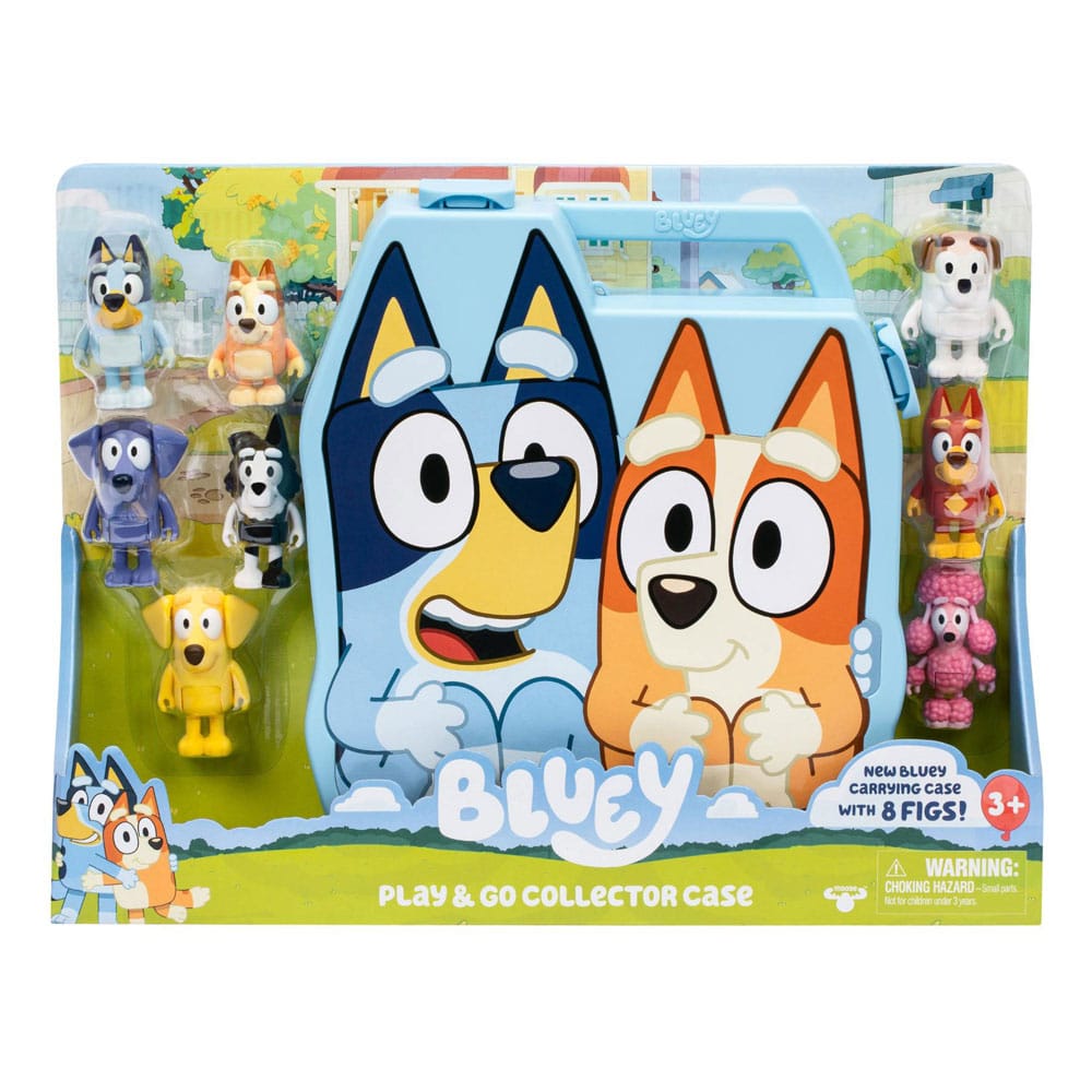 Bluey Játékkészlet Ultimate Play & Go Collector Case