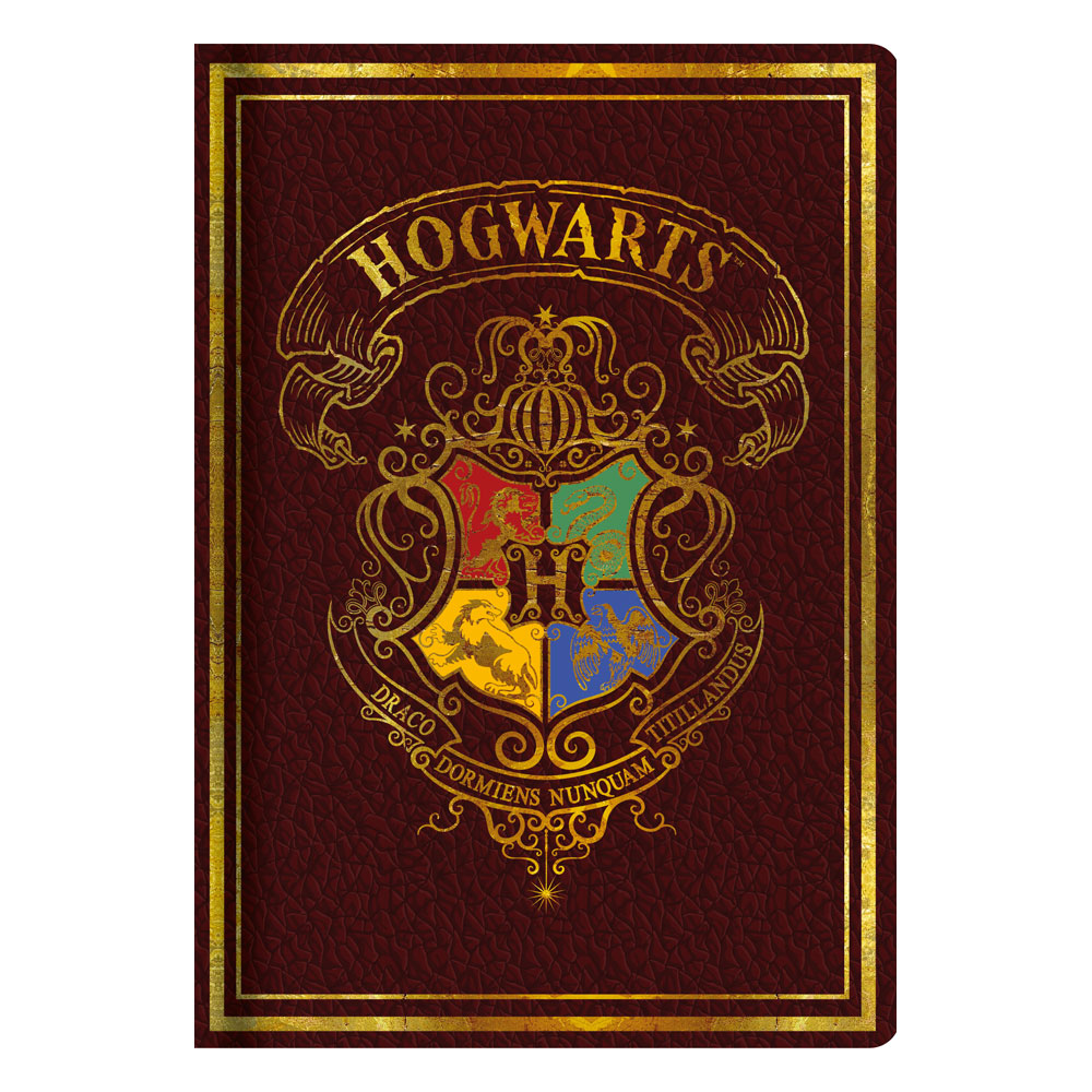 Harry Potter A5 Jegyzetfüzet Red Colourful Címer Case (6)