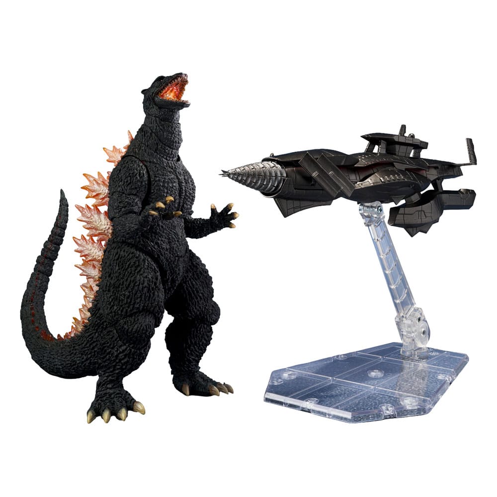 Godzilla: Final Wars S.H.MonsterArts Akciófigura Godzilla Heat Ray Ver. vs. New Gotengo 16 cm