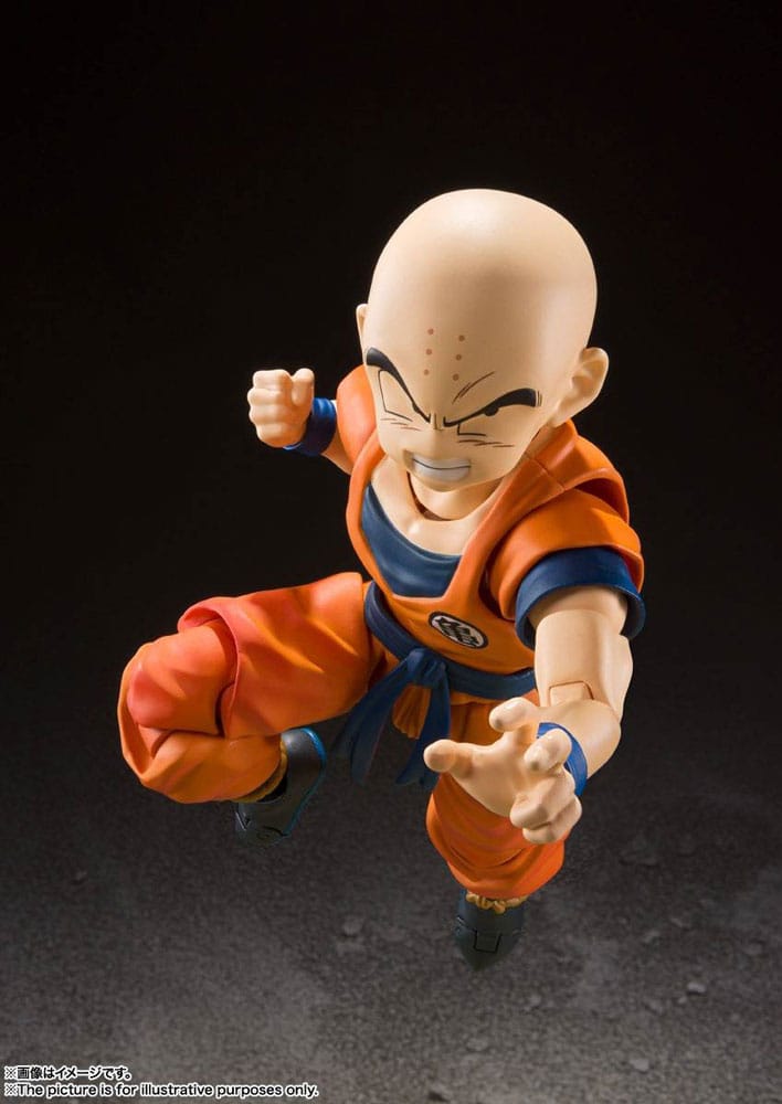 Dragon Ball Z S.H. Figuarts Akciófigura Krillin-Earth’s Strongest Man (Reissue) 12 cm