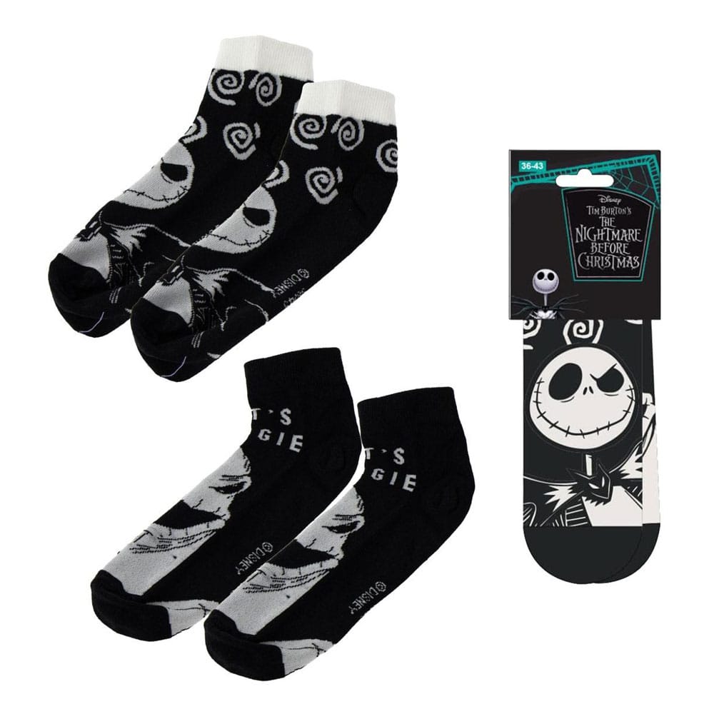 Nightmare before Christmas Ankle Zoknik 2-packs 36-43