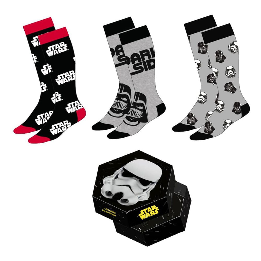 Star Wars Zoknik 3-as Csomag Stormtrooper 38-45