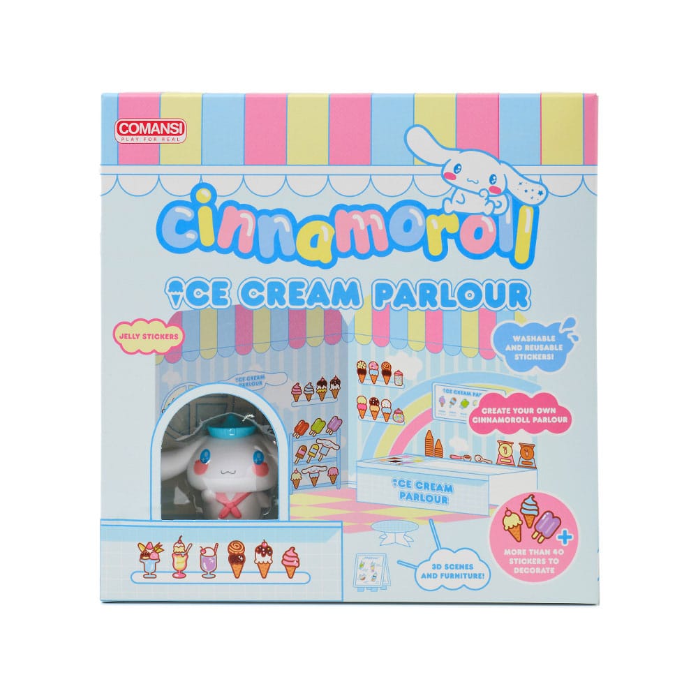 Hello Kitty and Friends Mini Figura Matrica House Cinnamoroll Ice Cream Parlour