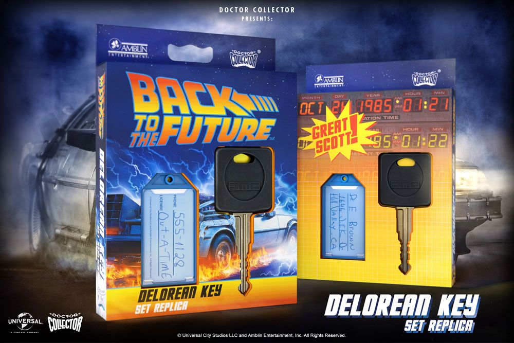 Back To The Future Replika 1/1 DeLorean Kulcs