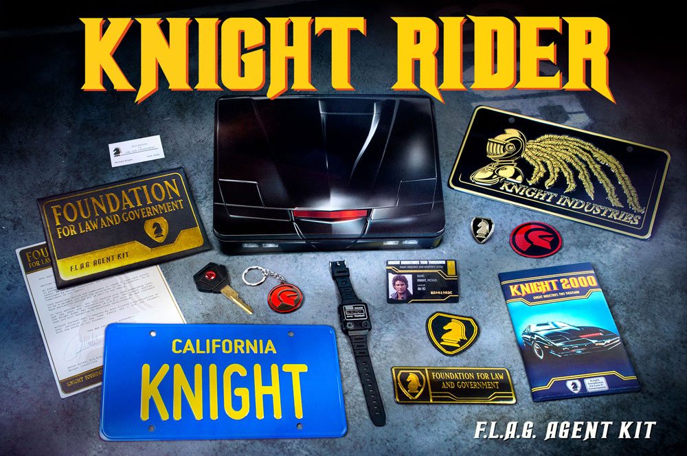 Knight Rider Ajándék Doboz F.L.A.G Agent Készlet