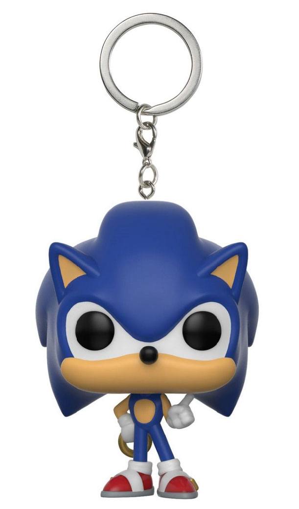 Sonic The Hedgehog POP! Vinyl Kulcstartó Sonic (Gyűrű) 4 cm