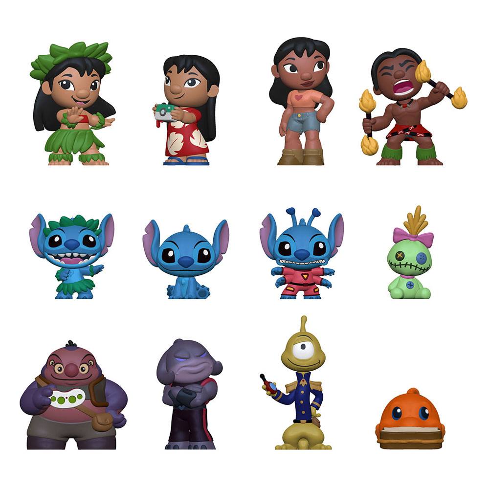 Lilo & Stitch Mystery Mini Figurák 5 cm Készlet (12)