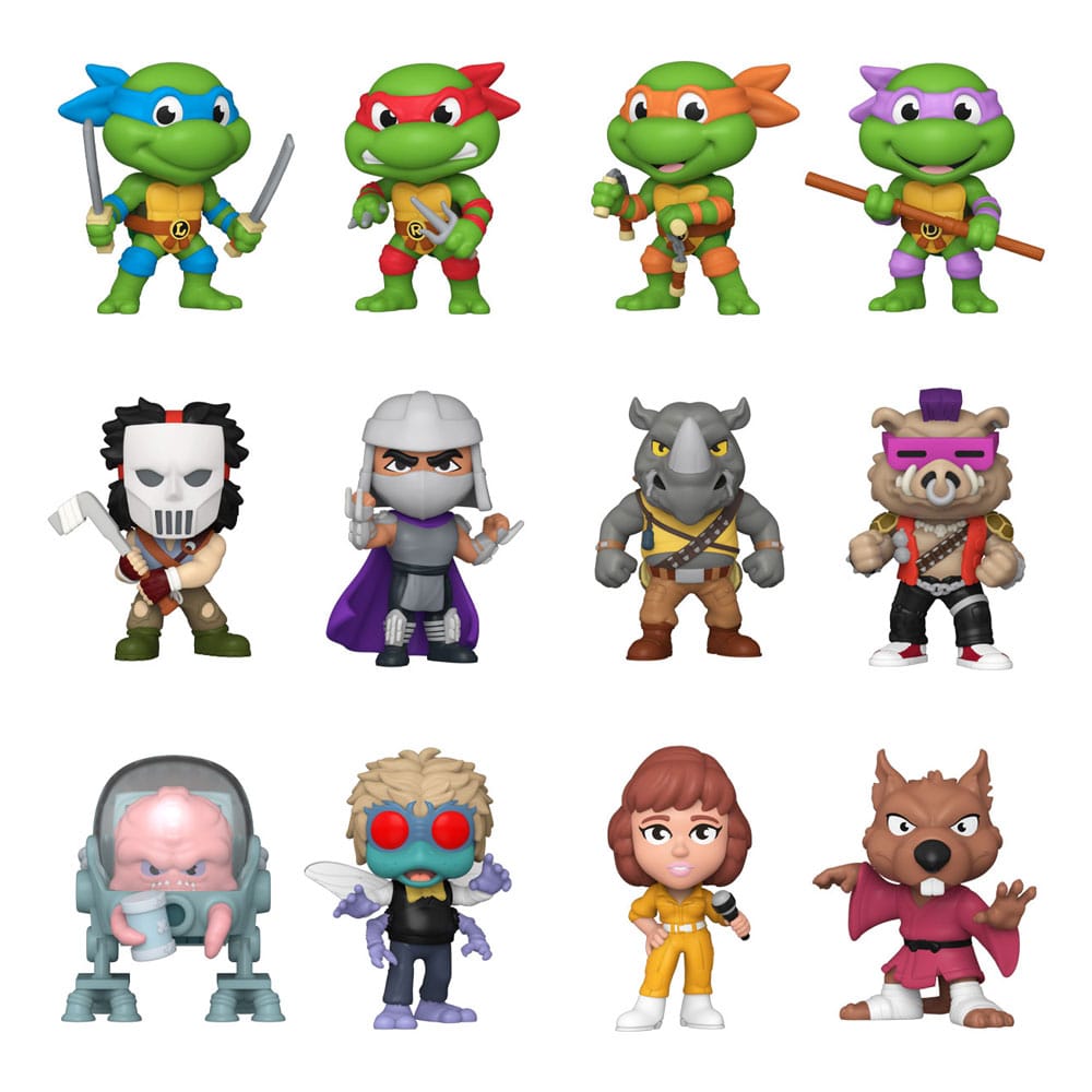 Teenage Mutant Ninja Turtles Mystery Mini Figurák 5 cm Készlet (12)