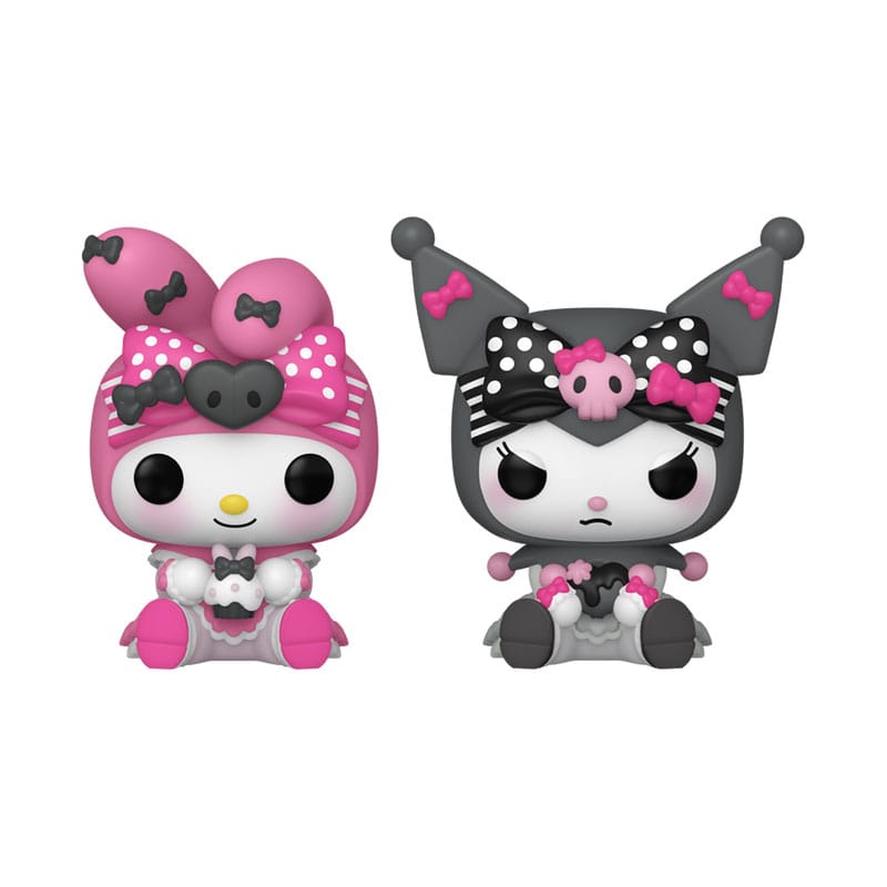 Hello Kitty POP! Vinyl Kulcstartó 2-Csomag My Melody & Kuromi 4 cm