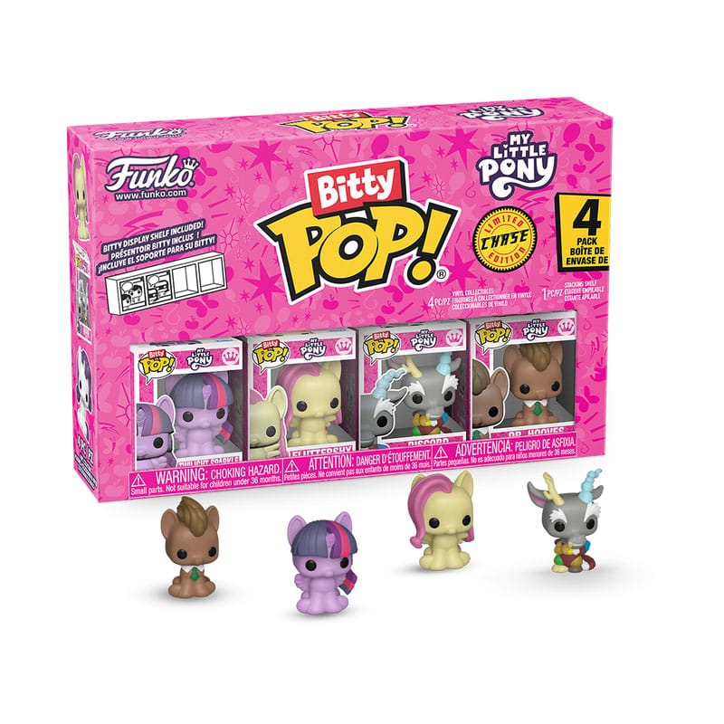 My Little Pony Bitty POP! Vinyl Figura 4-es Csomag TwilightSparkle w/CH 2,5 cm