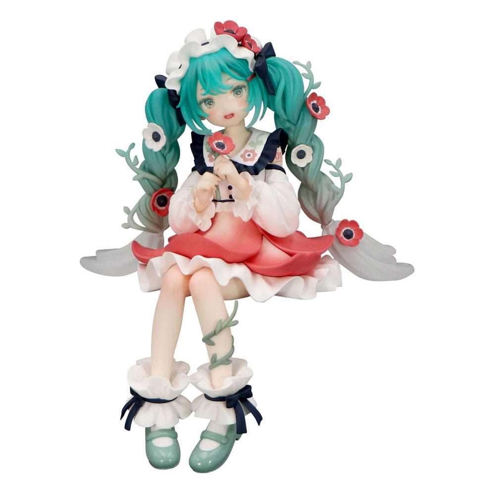 Hatsune Miku Noodle Stopper PVC Szobor Hatsune Miku Flower Fairy Anemone 14 cm