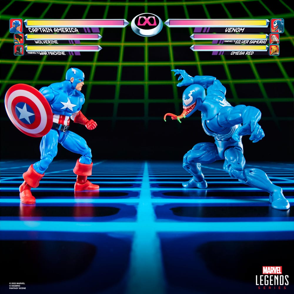 Marvel Legends Gamerverse Akciófigura 2-Csomag Captain America vs. Venom 15 cm
