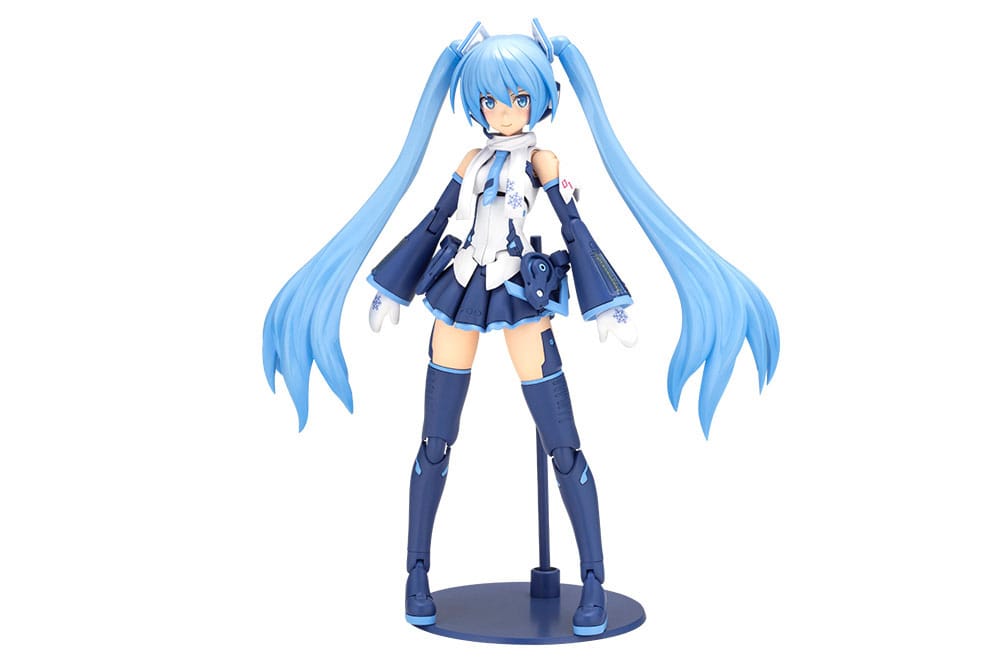 Keret Arms Girl x Hatsune Miku Plastic Modellkészlet Keret Zene Girl Snow Miku Another Color Ver. 15 cm