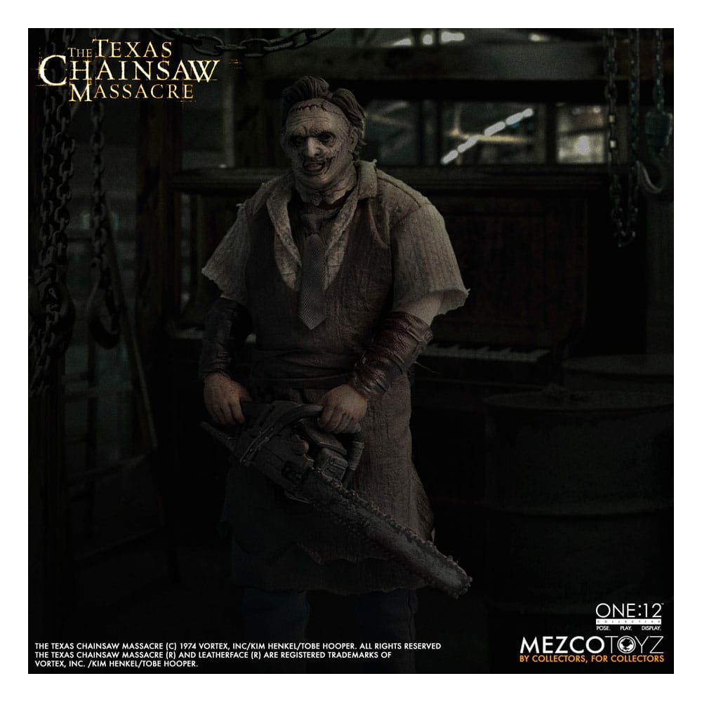 Texas Chainsaw Massacre (2003) Akciófigura 1/12 Leatherface  17 cm