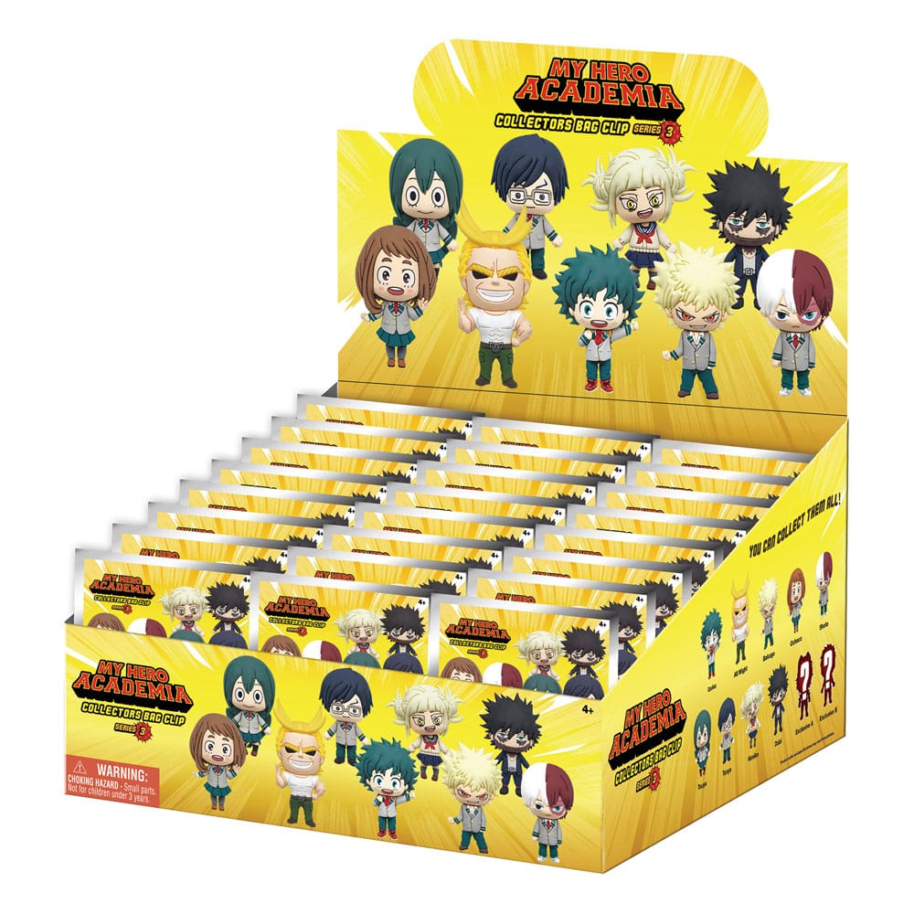 My Hero Academia 3D PVC Táska Clips Series 3 Készlet (24)