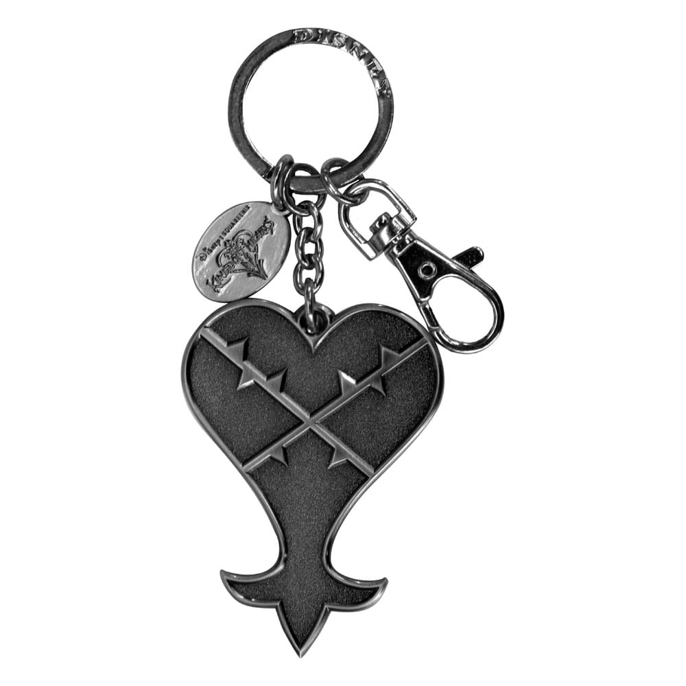 Kingdom Hearts Metal Kulcstartó Heartless Logó