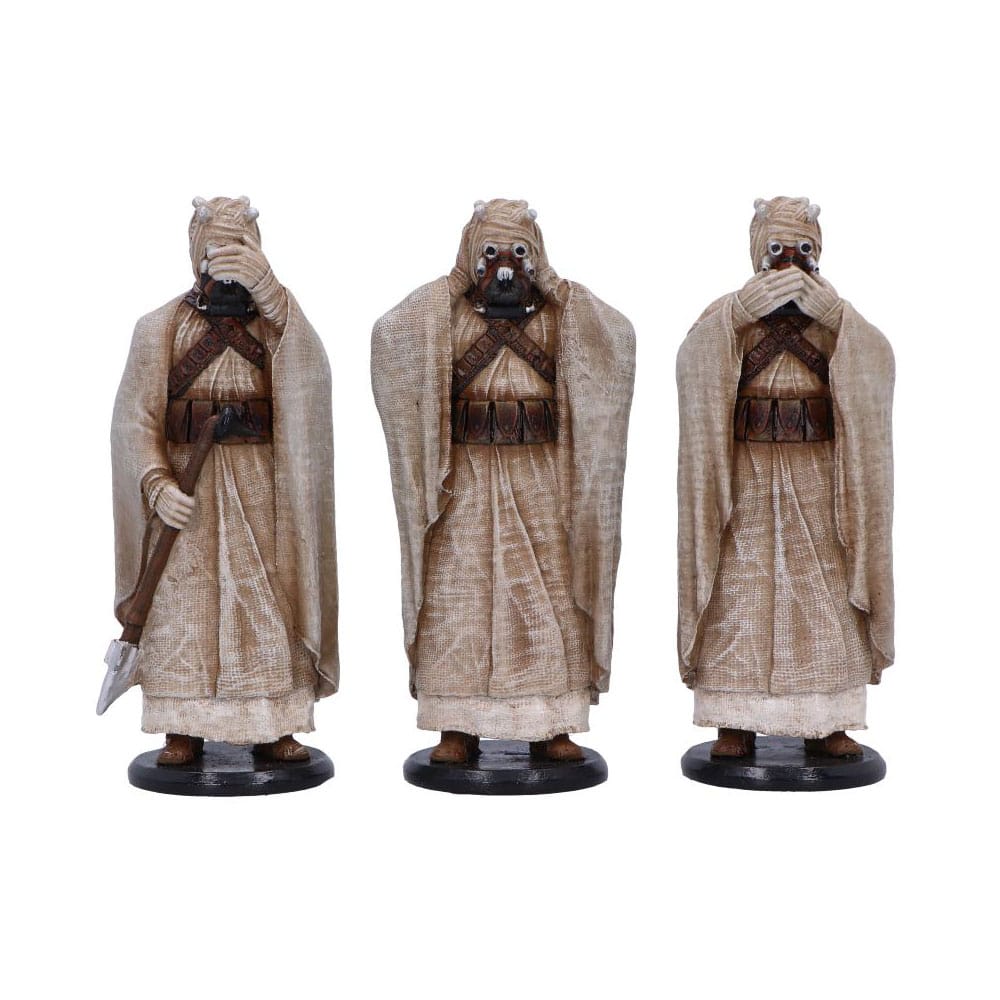 Original Stormtrooper Szobor Three Wise Tusken Raiders 14 cm