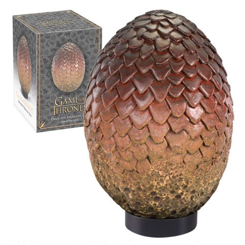 Game of Thrones Dragon Egg Prop Replika Drogon 20 cm