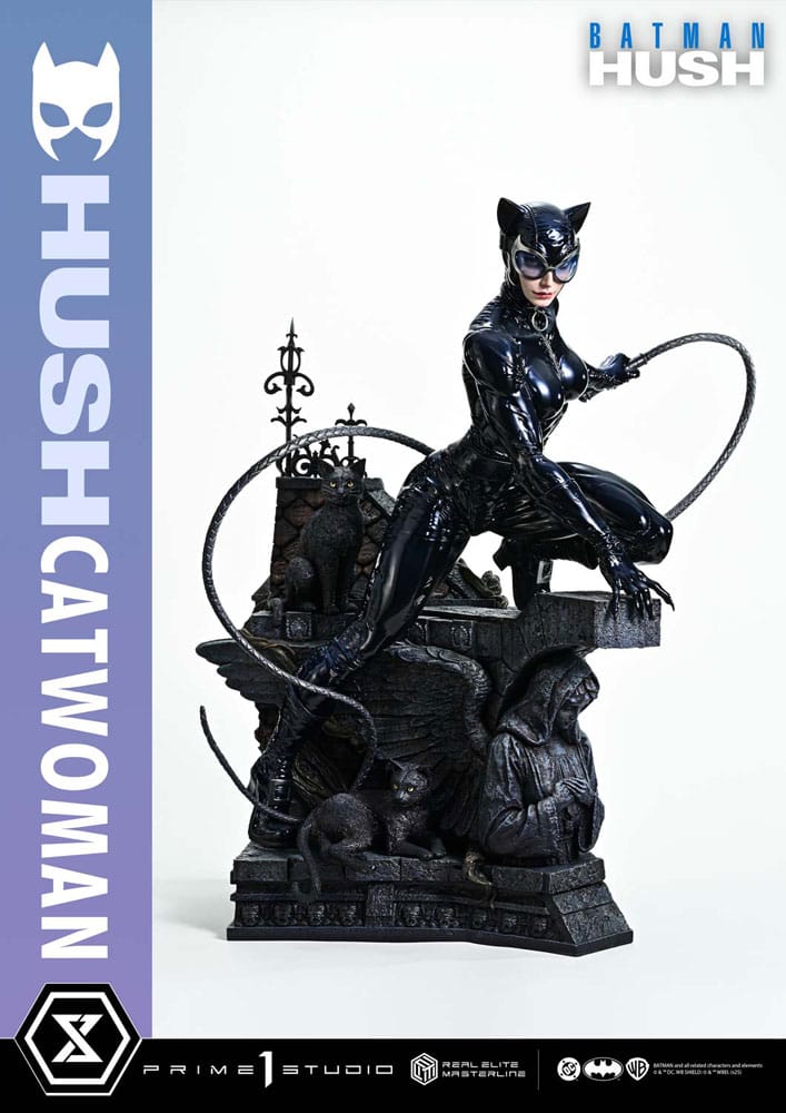 Batman: Hush (Comics) Real Elite Masterline Series Szobor 1/3 Catwoman 65 cm
