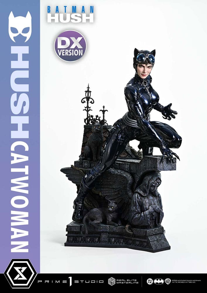 Batman: Hush (Comics) Real Elite Masterline Series Szobor 1/3 Catwoman Deluxe Bonus Verzió 65 cm