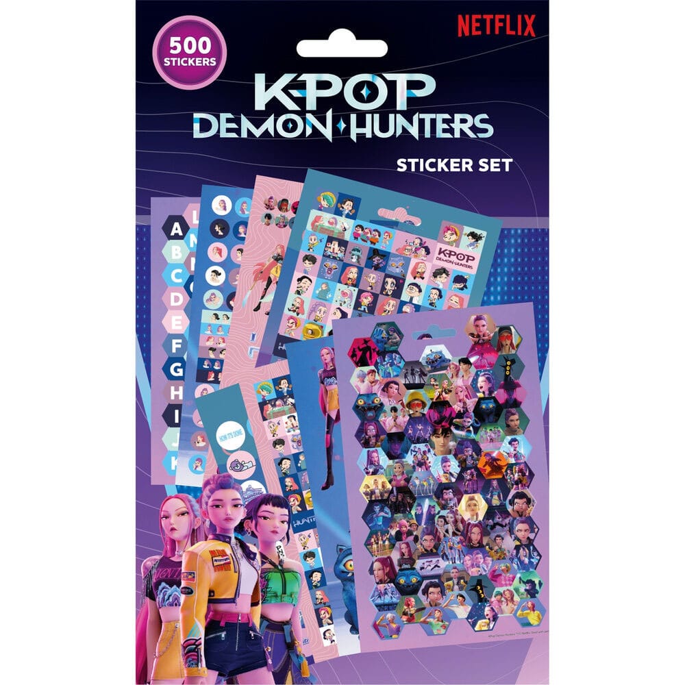KPop Demon Hunters Matrica Csomag (500)