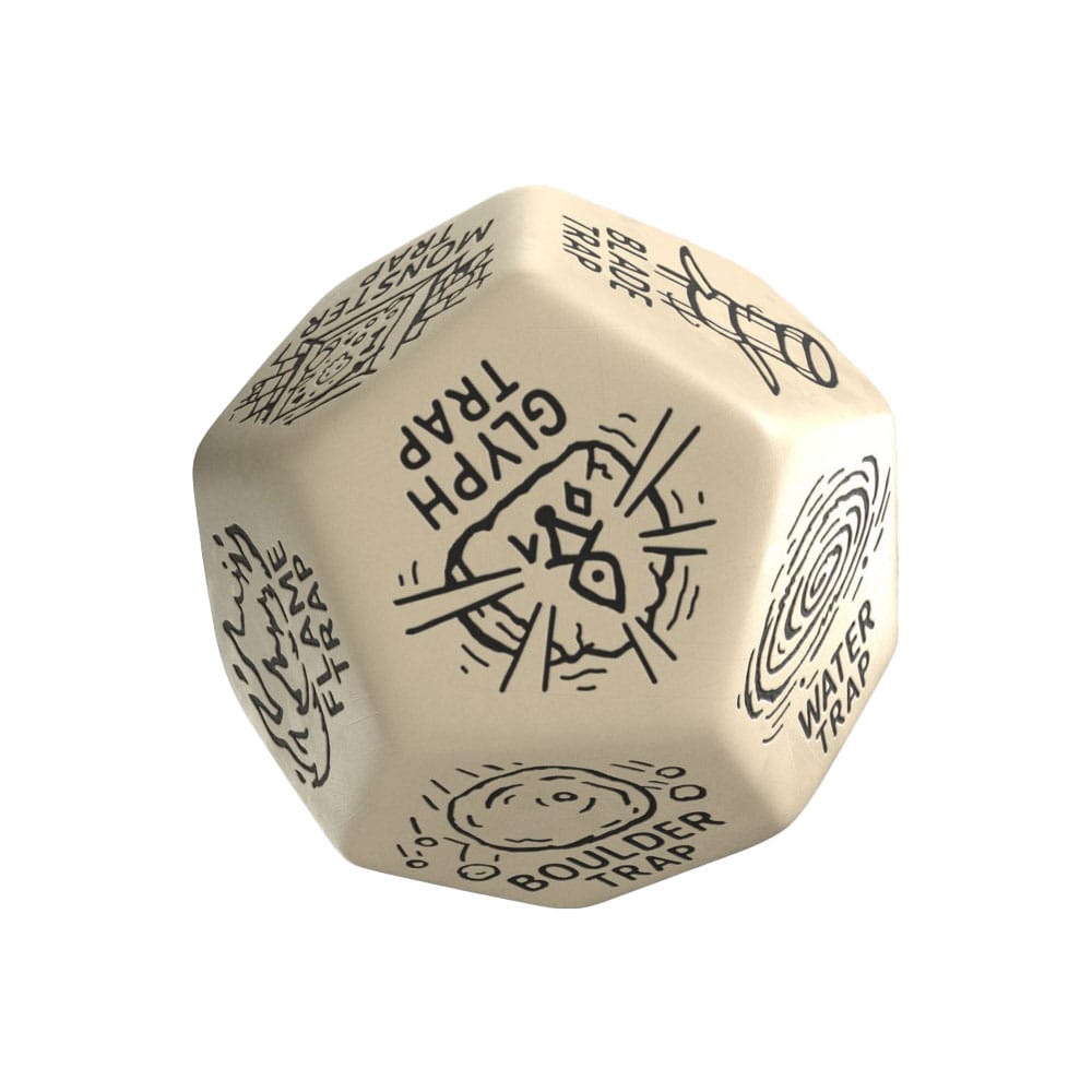 Viridian Jumbo Dobókocka Trap Generator Die D12 Beige