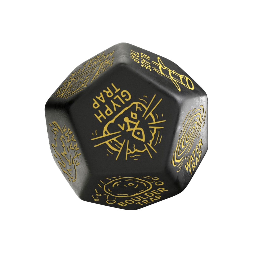 Viridian Jumbo Dobókocka Trap Generator Die D12 Black