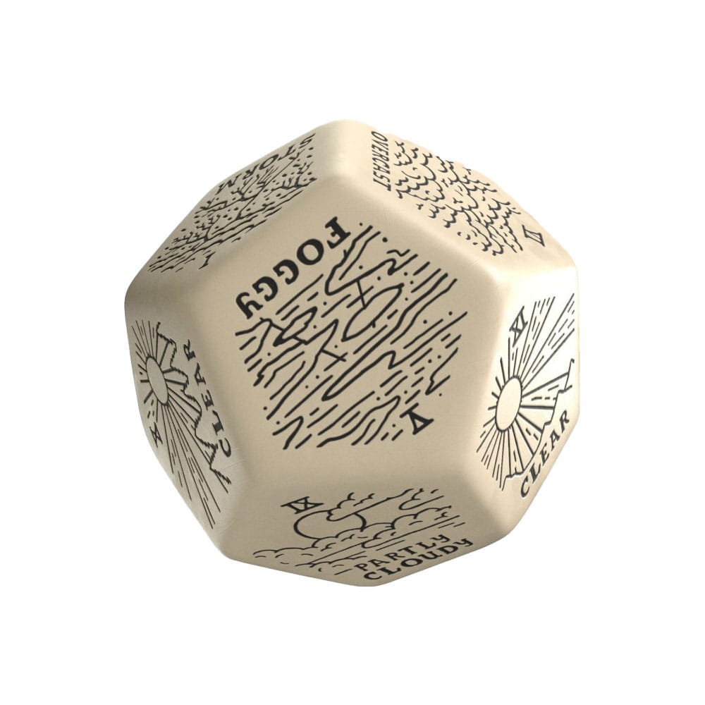 Viridian Jumbo Dobókocka Weather Generator Die D12 Beige