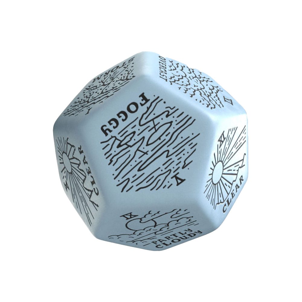 Viridian Jumbo Dobókocka Weather Generator Die D12 Blue