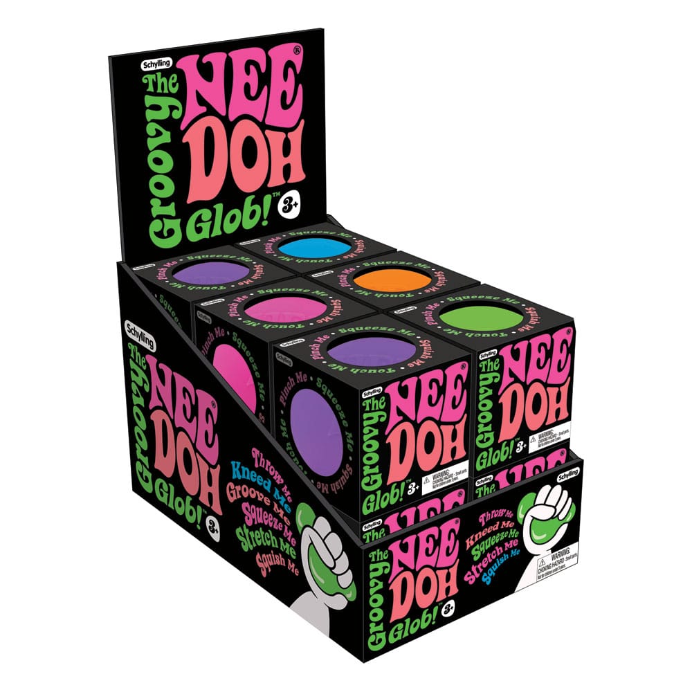 NeeDoh Squeeze Balls 6 cm Classic NeeDoohs Készlet (12)