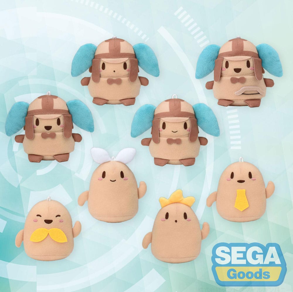 Piapro Karakterek Hatsune Miku Series fuwa petit Plüss Kulcstartók Haniwa 10 cm Blind Doboz Válogatás (8)
