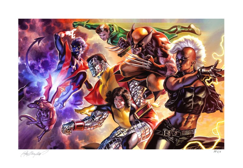 Marvel X-Men Art Print The X-Men by Felipe Massafera 46 x 66 cm – Keret Nélkül
