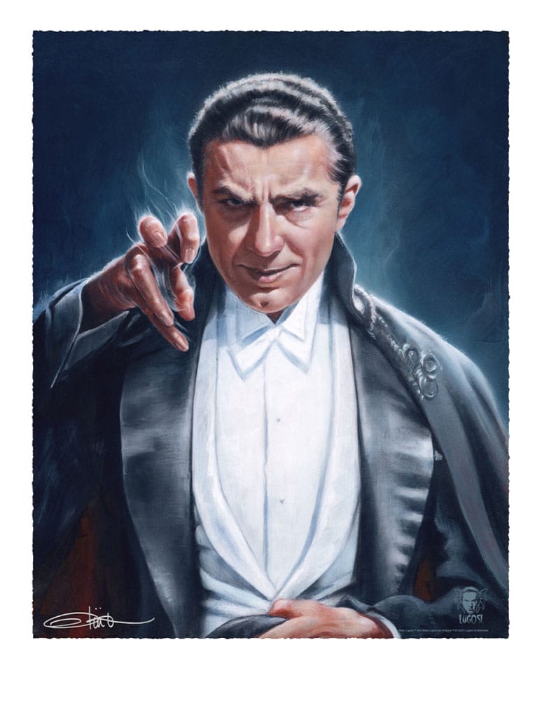 Dracula Art Print Count Dracula by Olivia De Berardinis 56 x 43 cm – Keret Nélkül
