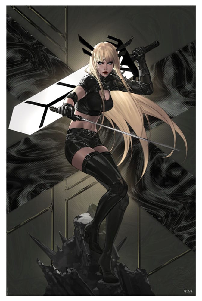 X-Men Art Print Illyana Rasputin: Magik 61 x 41 cm – Keret Nélkül
