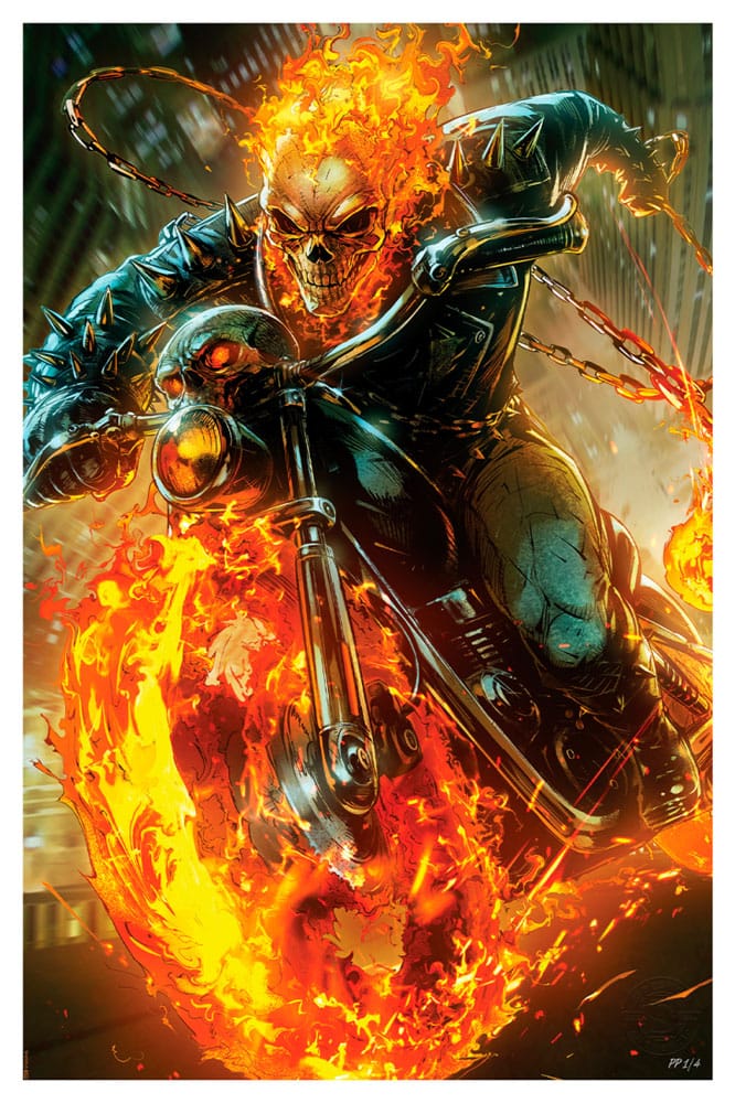 Marvel Art Print Cosmic Ghost Rider 61 x 41 cm – Keret Nélkül