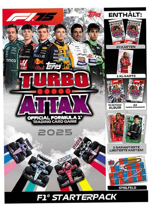 Formula 1 Turbo Attax TCG 2025 F1 Starterpack *Német Nyelvű Verzió*