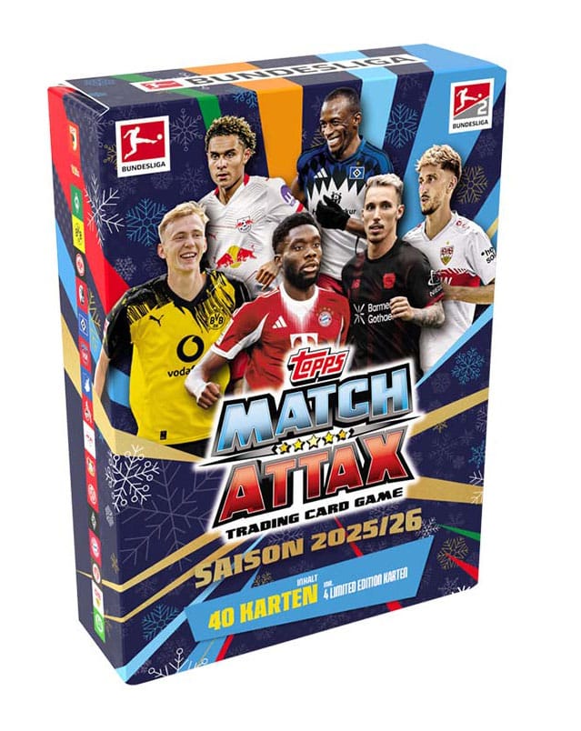 Bundesliga Match Attax Gyűjthető Kártyák 2025/26 Special Tin