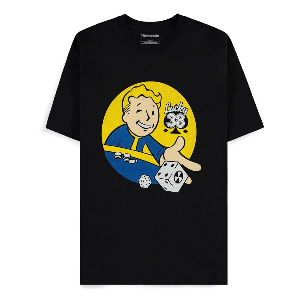 Fallout Póló Lucky 38 Dobókocka Size L