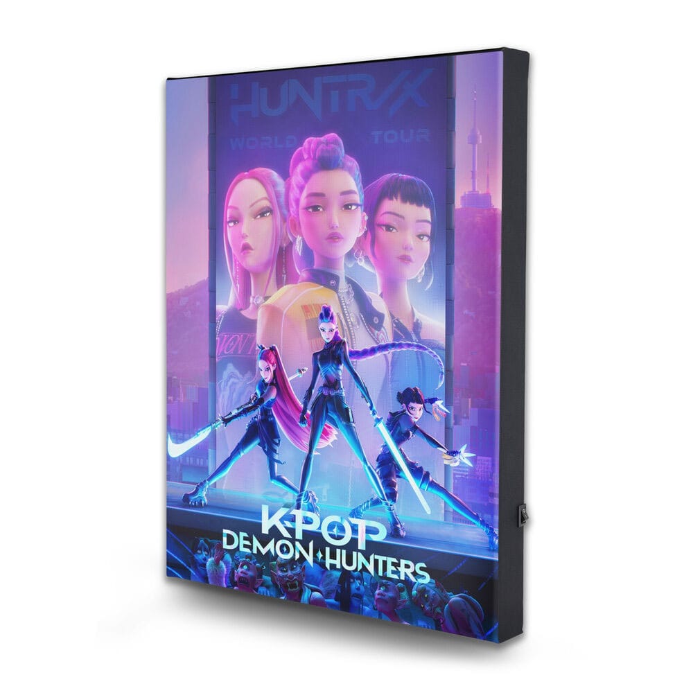 KPop Demon Hunters Canvas Print Fénnyel